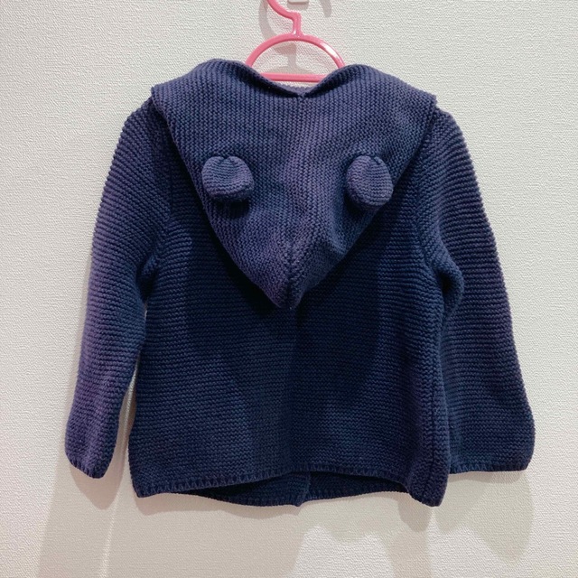 babyGAP(ベビーギャップ)のbaby Gap ニットパーカー　80 キッズ/ベビー/マタニティのベビー服(~85cm)(ニット/セーター)の商品写真