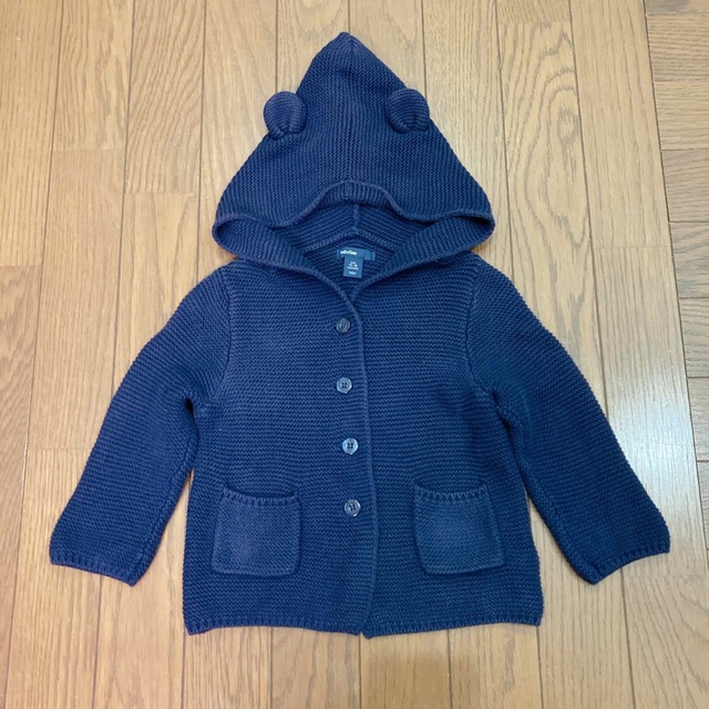 babyGAP(ベビーギャップ)のbaby Gap ニットパーカー　80 キッズ/ベビー/マタニティのベビー服(~85cm)(ニット/セーター)の商品写真