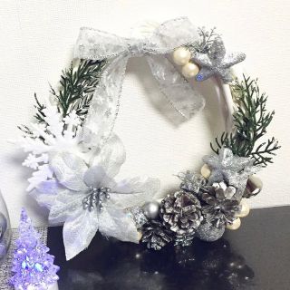 専用❄︎フラワーリース❄︎バーガンディーカラーラストクリスマス(30cm)