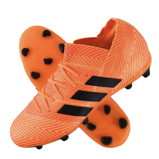 adidas(アディダス)のアディダス ネメシス 18.1 FG/AGジュニア(オレンジ×ブラック)24cm スポーツ/アウトドアのサッカー/フットサル(シューズ)の商品写真