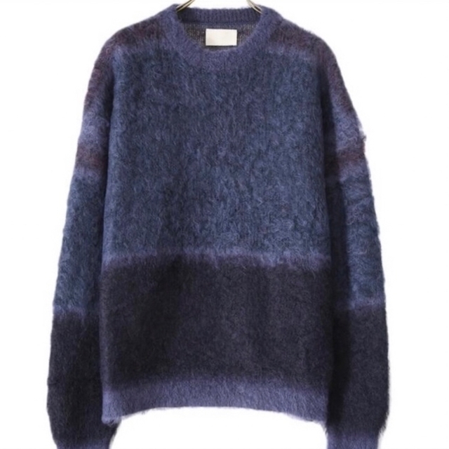 12/19,20限定価格YOKE ROTHKO BORDER CREW NECK メンズのトップス(ニット/セーター)の商品写真