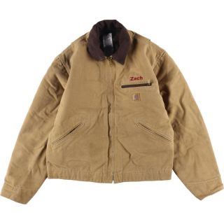 カーハート(carhartt)の古着 カーハート Carhartt デトロイトジャケット バック刺繍 ダック地ワークジャケット メンズM /eaa297049(その他)