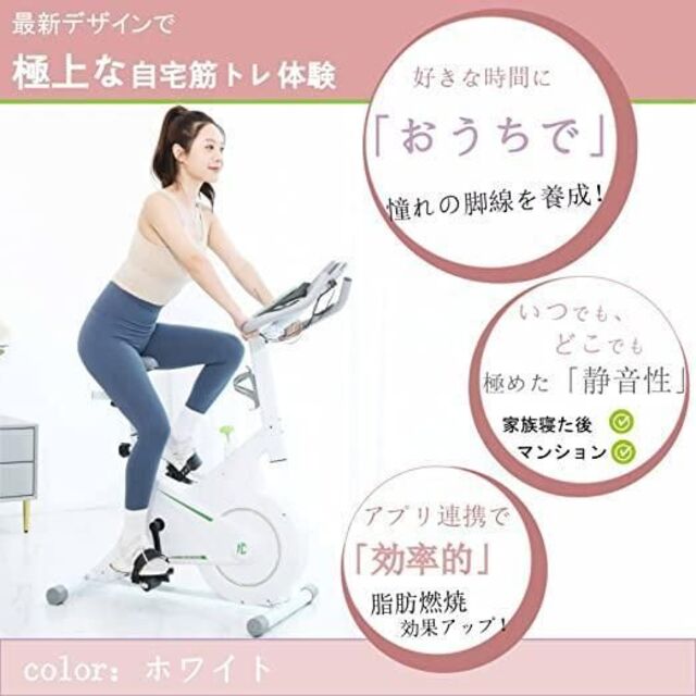 フィットネスバイク エアロバイク 家庭用 静音 運動 ダイエット