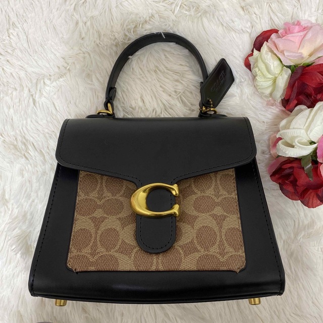 COACH - コーチ タビー トップ ハンドル 20 シグネチャー キャンバス