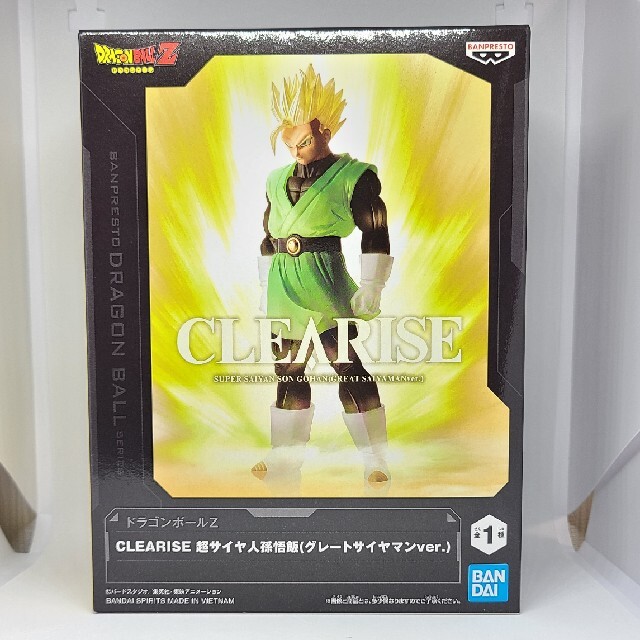 BANPRESTO(バンプレスト)のドラゴンボール 超サイヤ人孫悟飯 グレートサイヤマン CLEARISE エンタメ/ホビーのフィギュア(アニメ/ゲーム)の商品写真