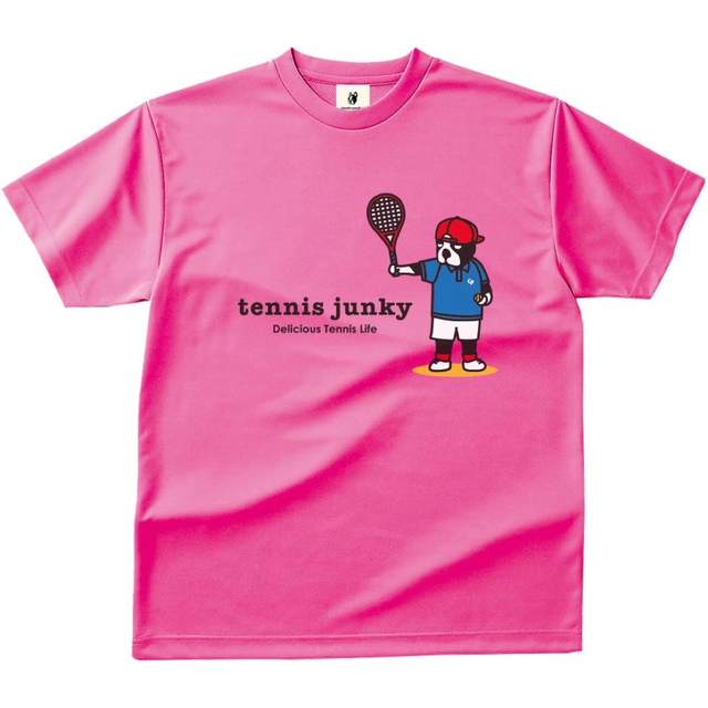 クラウディオ パンディアーニ テニス 半袖TシャツTJ17002桃色メンズM新品