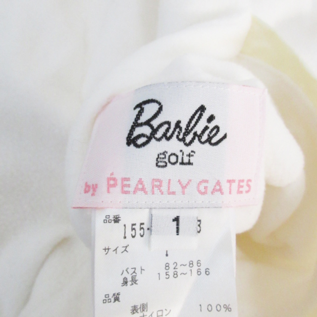 パーリーゲイツ × バービー ゴルフウェア ジャケット リバーシブル 1 白