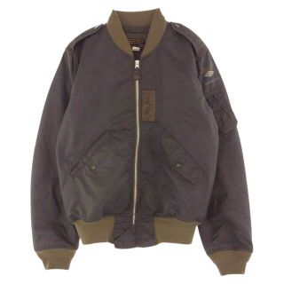 ダブルアールエル(RRL)のRRL ダブルアールエル ジャケット RRL-J381 国内正規品 Bordon bomber jacket ボンバー ジャケット モスグリーン系 M【中古】(その他)