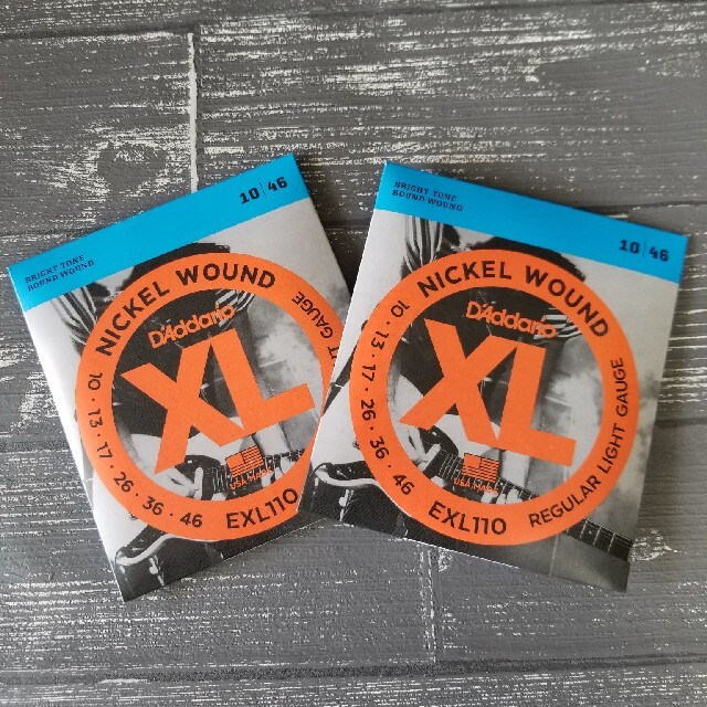 新品　D'Addario ダダリオ エレキギター弦 EXL110 楽器のギター(弦)の商品写真