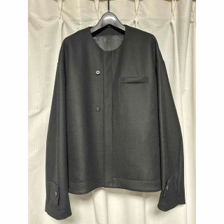 シュタイン(stein)のStein NO COLLAR MELTON JACKET 21AW(ブルゾン)