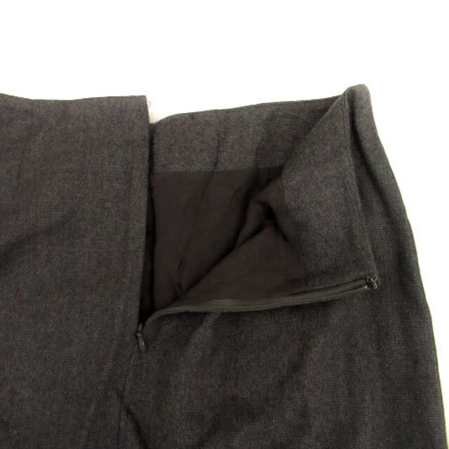 UNITED ARROWS(ユナイテッドアローズ)のユナイテッドアローズ フレアスカート ひざ丈 ウール 38 チャコールグレー レディースのスカート(ひざ丈スカート)の商品写真