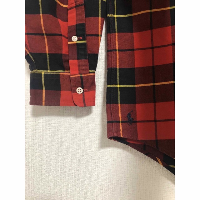 ポロ ラルフローレン BIG OXFORD SHIRT シャツXL 開襟 90s