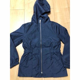 ギャップキッズ(GAP Kids)のUSED GapKids ウィンドブレーカー 120cm水玉 ドット ネイビー(ジャケット/上着)