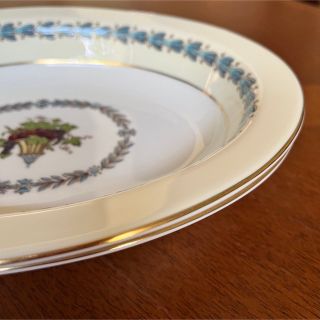 WEDGWOOD - 【黒壺美品】ウェッジウッド☆アップルドア☆オーバル深皿