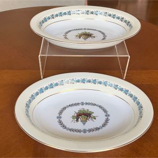WEDGWOOD - 【黒壺美品】ウェッジウッド☆アップルドア☆オーバル深皿
