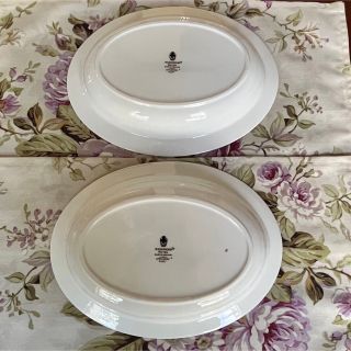 WEDGWOOD - 【黒壺美品】ウェッジウッド☆アップルドア☆オーバル深皿