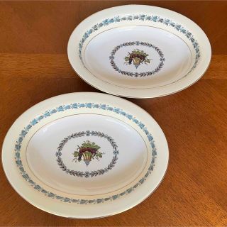 WEDGWOOD - 【黒壺美品】ウェッジウッド☆アップルドア☆オーバル深皿