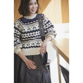 seventen チェリージャガードニットの通販 by さくらんぼ|ラクマ
