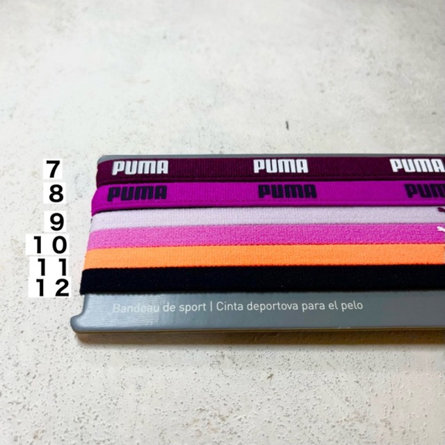 PUMA(プーマ)の新品・送料無料　PUMA ヘアバンド１本バラ売り　選択オーダーしてください スポーツ/アウトドアのサッカー/フットサル(ウェア)の商品写真