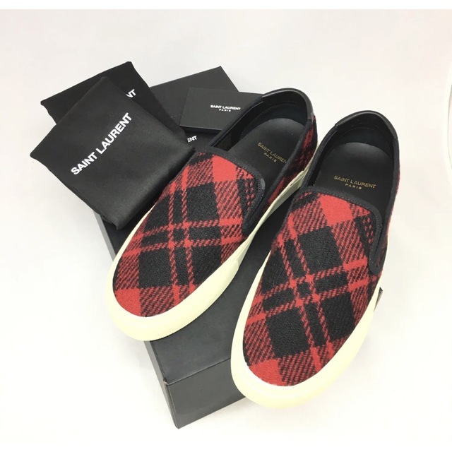 Saint Laurent☆スリッポンスニーカー42