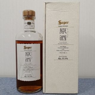 ニッカウイスキー(ニッカウヰスキー)のスーパーニッカ　原酒　500ml55.5%　未開栓　液面低下　箱あり(ウイスキー)