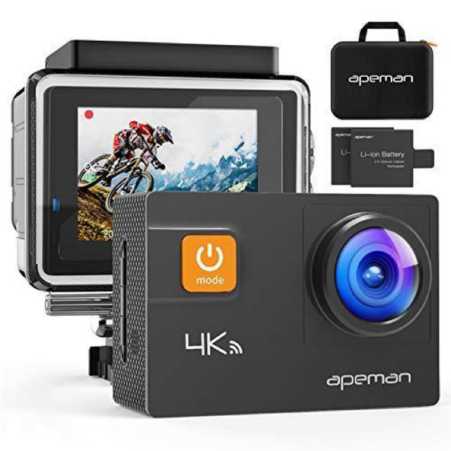 APEMAN アクションカメラ A80 4K すぐに使えるセット