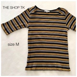 ザショップティーケー(THE SHOP TK)のTHE TK SHOP ボーダーカットソー ワールド(カットソー(半袖/袖なし))