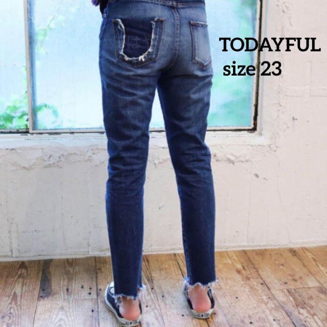 TODAYFUL　SARA's Denim　ハイウエストデニム　サイズ23