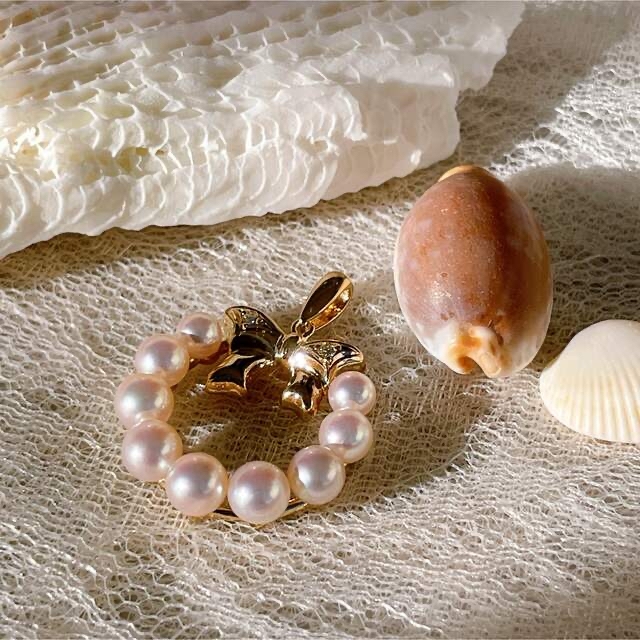訳あり】 TASAKI - ペンダントトップ K18パールダイヤ 0.02ct【美品