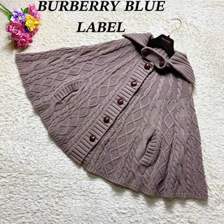 BURBERRY BLUE LABEL - ブルーレーベルクレストブリッジ ポンチョ 