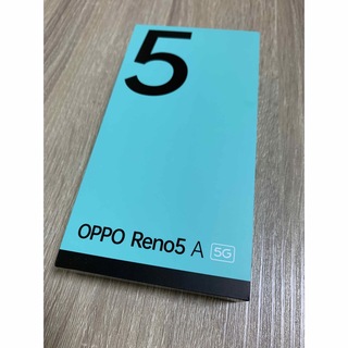 オッポ(OPPO)の【新品未使用】OPPO Reno5 A シルバーブラック(スマートフォン本体)