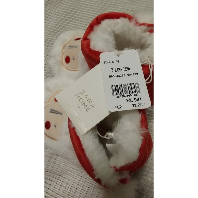 ZARA HOME(ザラホーム)の☆新品タグ付き☆ZARA キッズ ブーツ クリスマス サンタ キッズ/ベビー/マタニティのキッズ靴/シューズ(15cm~)(その他)の商品写真