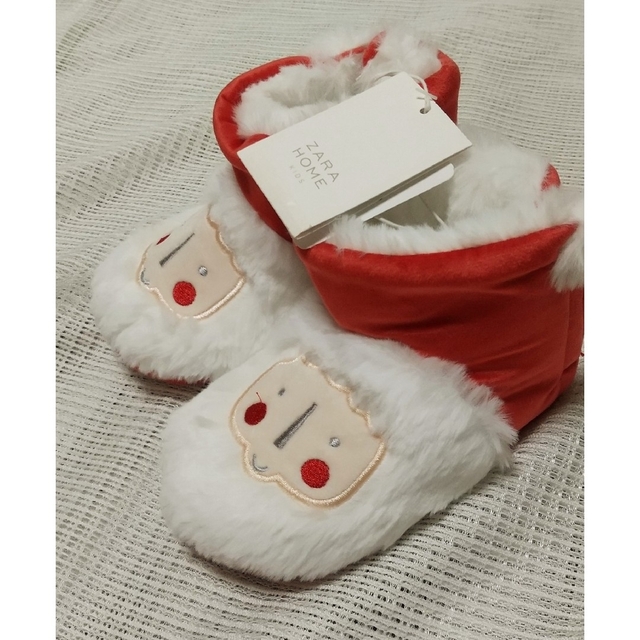 ZARA HOME(ザラホーム)の☆新品タグ付き☆ZARA キッズ ブーツ クリスマス サンタ キッズ/ベビー/マタニティのキッズ靴/シューズ(15cm~)(その他)の商品写真