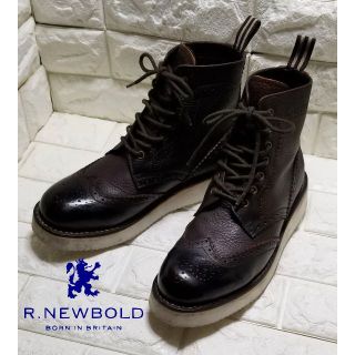 アールニューボールド(R.NEWBOLD)のR.newbold カントリーブーツ　25.0cm 濃茶(ブーツ)