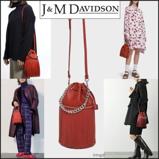 ジェイアンドエムデヴィッドソン(J&M DAVIDSON)の新品*現行品【J&M DAVIDSON】FRINGE CARNIVAL 赤レンガ(ショルダーバッグ)