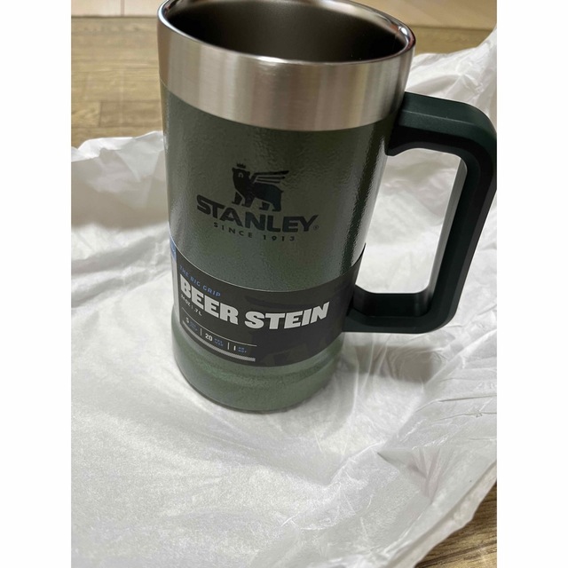 Stanley(スタンレー)のSTANLEYスタンレー 新ロゴ 真空ジョッキ 0.7L グリーン 炭酸 ビール インテリア/住まい/日用品のキッチン/食器(タンブラー)の商品写真