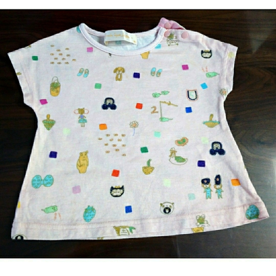 franche lippee(フランシュリッペ)の【値下げしました】franche lippee　la petite　Tシャツ キッズ/ベビー/マタニティのベビー服(~85cm)(Ｔシャツ)の商品写真