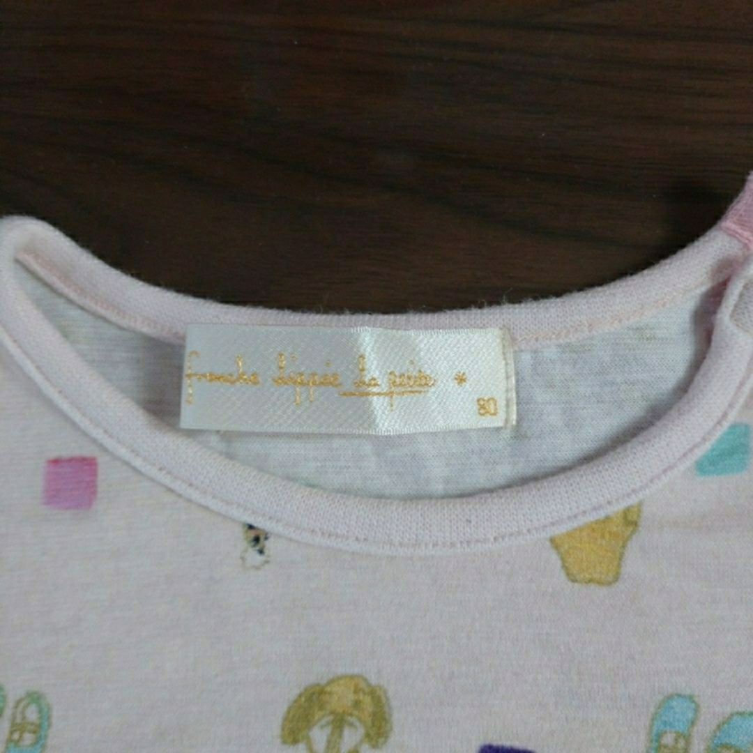 franche lippee(フランシュリッペ)の【値下げしました】franche lippee　la petite　Tシャツ キッズ/ベビー/マタニティのベビー服(~85cm)(Ｔシャツ)の商品写真