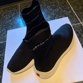 プラダ(PRADA)のプラダ　ソックスブーツ　美品　大人気(ブーツ)