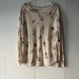 K forte_forte フォルテフォルテ 花柄 ブラウス シャツ カットソー
