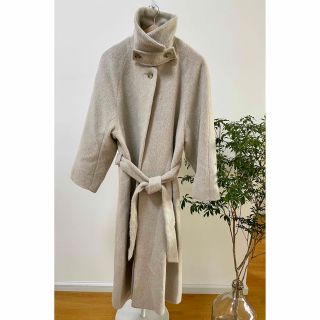 未使用 》コート ルーニィ新品⭐️朝比奈彩アルパカロングコート日本製