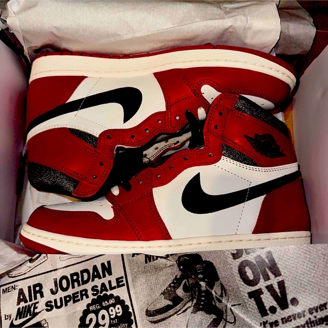 Jordan Brand（NIKE）(ジョーダン)のNIKE AIR JORDAN 1 RETRO HIGH OG CHICAGO メンズの靴/シューズ(スニーカー)の商品写真