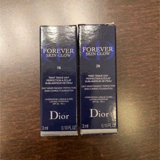 ディオール(Dior)のディオール♡スキンフォーエバー フルイドグロウ1N2N(ファンデーション)