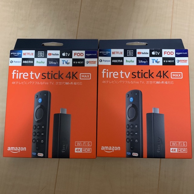 新品未使用　ファイヤースティック4K MAX fireTVstick 2個