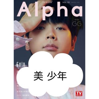 ジャニーズジュニア(ジャニーズJr.)のTVガイド Alpha GG vol.33 切り抜き 美 少年(アート/エンタメ/ホビー)