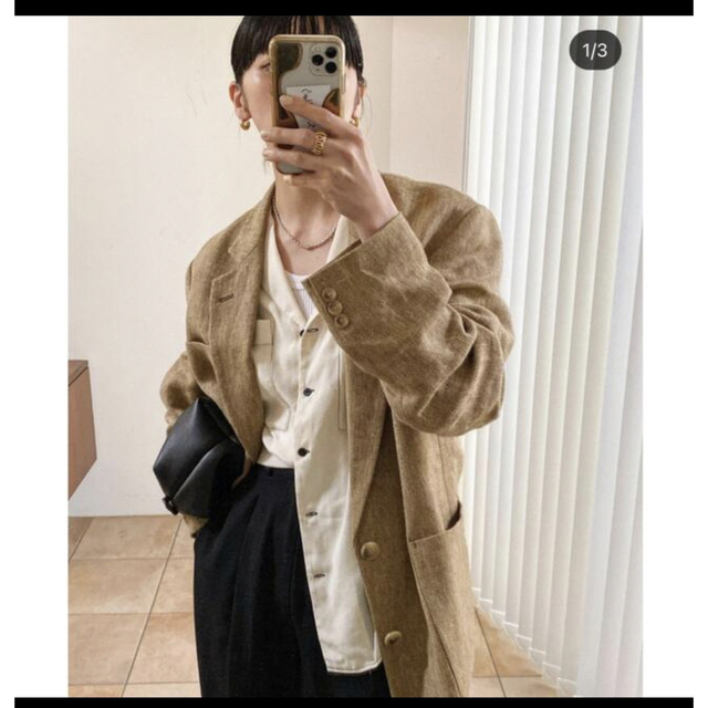 TODAYFUL(トゥデイフル)の今週限定値下げBoyfriend Linen Jacket レディースのジャケット/アウター(テーラードジャケット)の商品写真