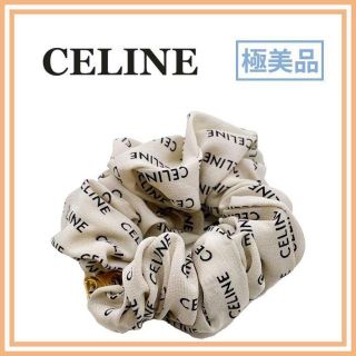 celine - 極美品 セリーヌ シルク ホワイト シュシュ シルク