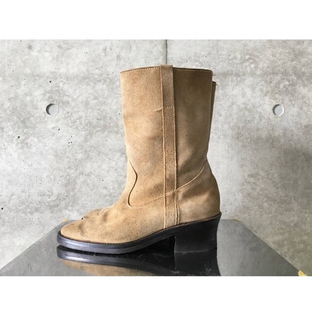 REDWING(レッドウィング)の希少フランス製　ペコスブーツ　ベージュラフアウト メンズの靴/シューズ(ブーツ)の商品写真