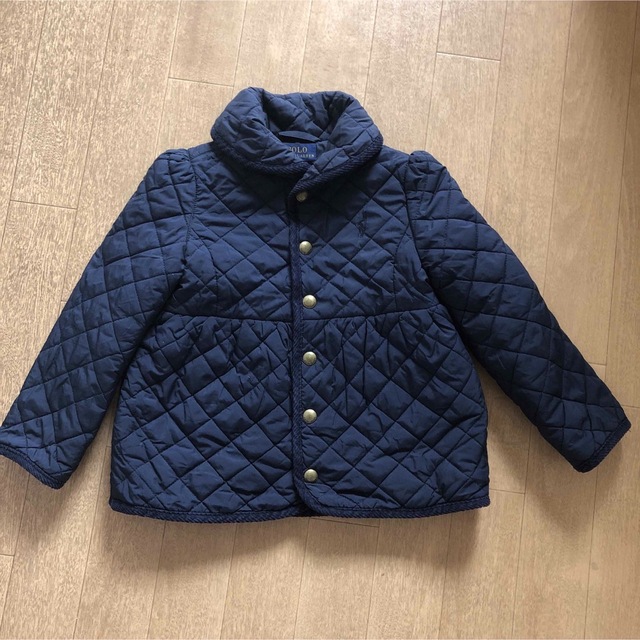 POLO RALPH LAUREN(ポロラルフローレン)のラルフローレン　キルティングコート4T キッズ/ベビー/マタニティのキッズ服女の子用(90cm~)(ジャケット/上着)の商品写真