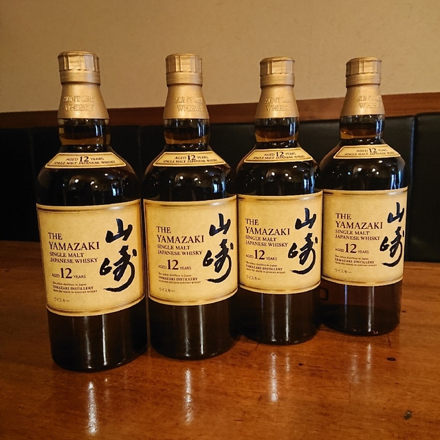 サントリー - サントリー ウィスキー 山崎 12年 700ml 4本セット